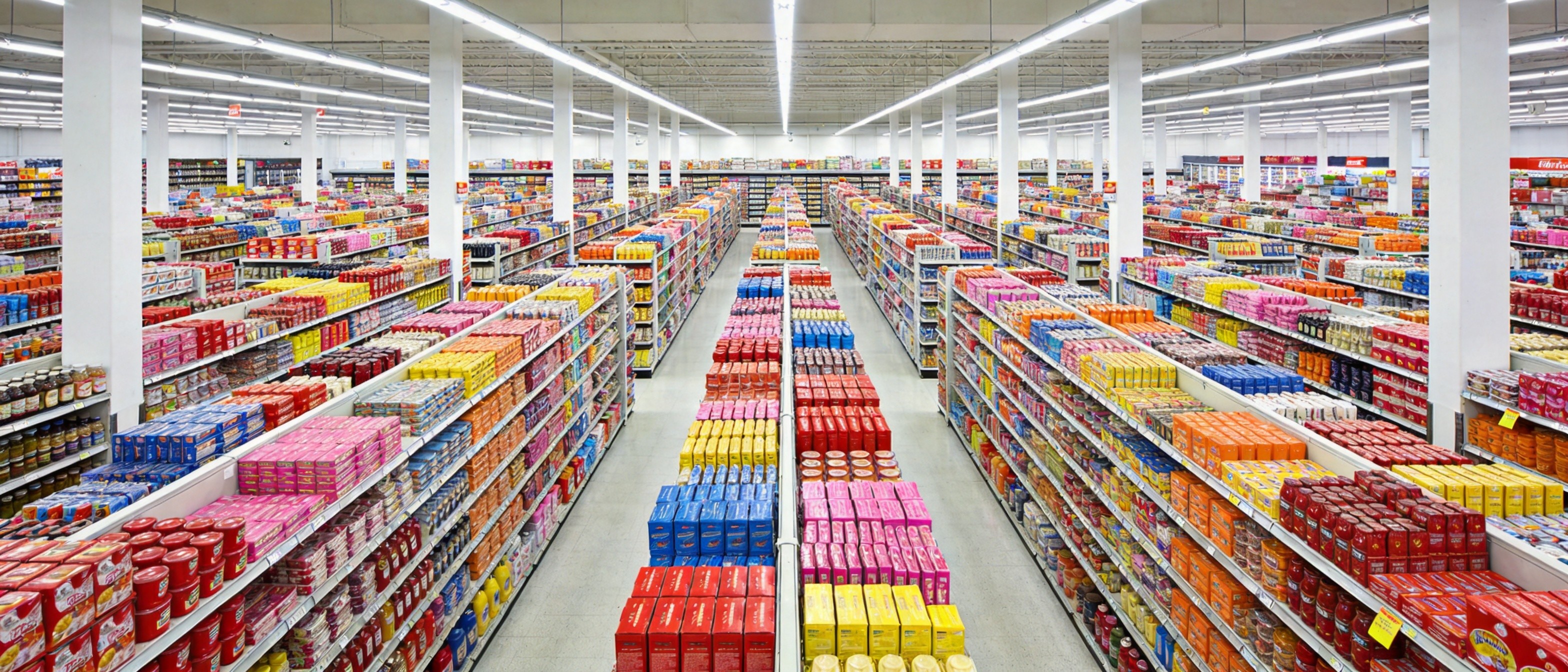 致敬Gursky 99 Cent 超市内部极繁色彩马赛克