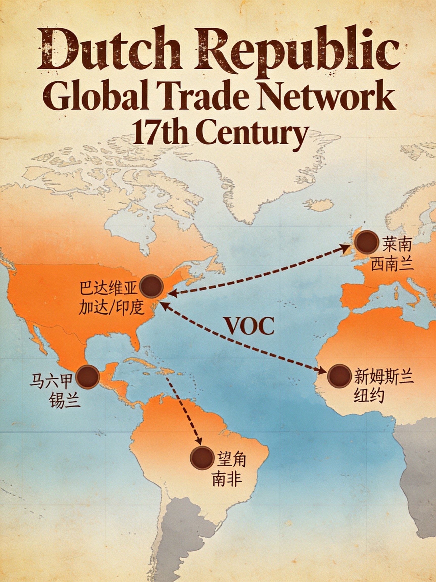 荷兰全球贸易网络